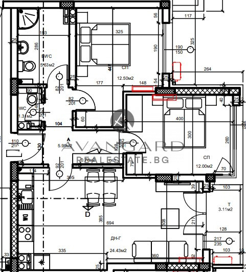 Na prodej  2 ložnice Plovdiv , Christo Smirnenski , 96 m2 | 40020381 - obraz [2]