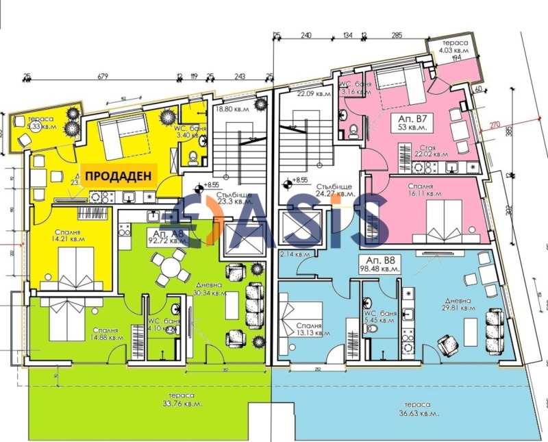 Продава 2-СТАЕН, гр. Созопол, област Бургас, снимка 11 - Апартаменти - 52286668