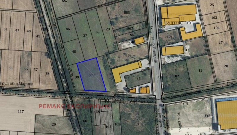 De vânzare  Complot Plovdiv , Industrialna zona - Sever , 9100 mp | 56022315