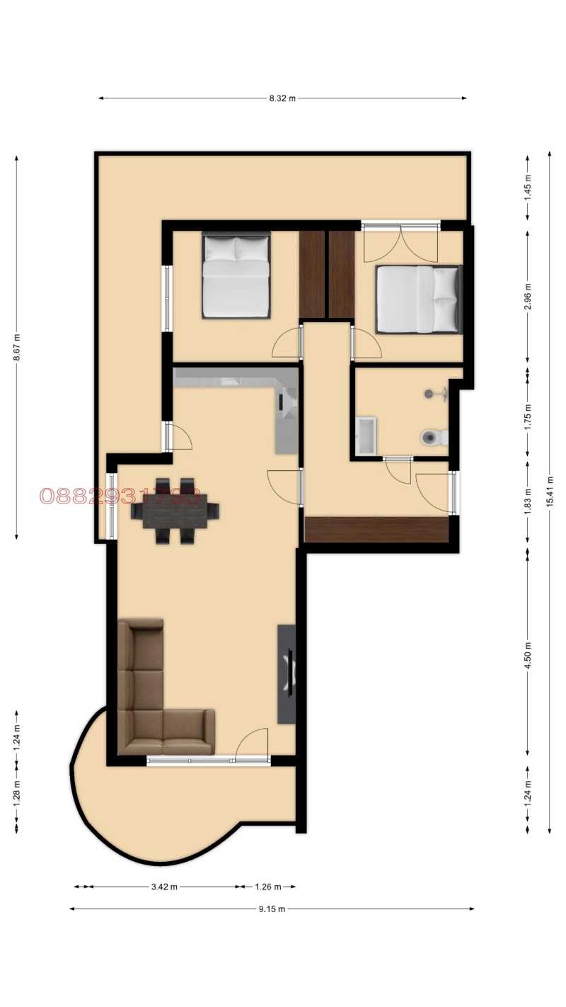 Продава  3-стаен град Велико Търново , Акация , 131 кв.м | 67388682 - изображение [12]