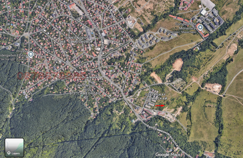 Продава ПАРЦЕЛ, гр. София, Симеоново