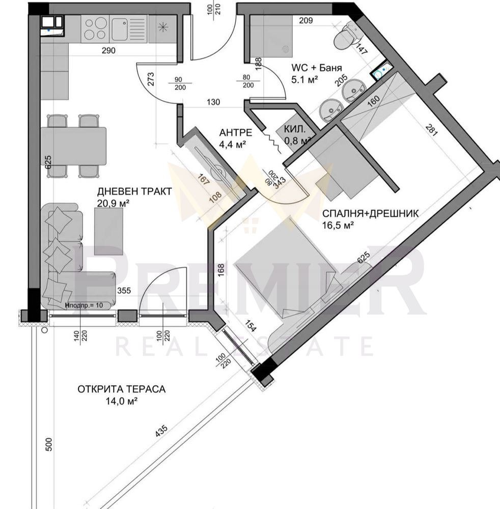 Продава 2-СТАЕН, гр. Варна, Владислав Варненчик 1, снимка 2 - Апартаменти - 54038038