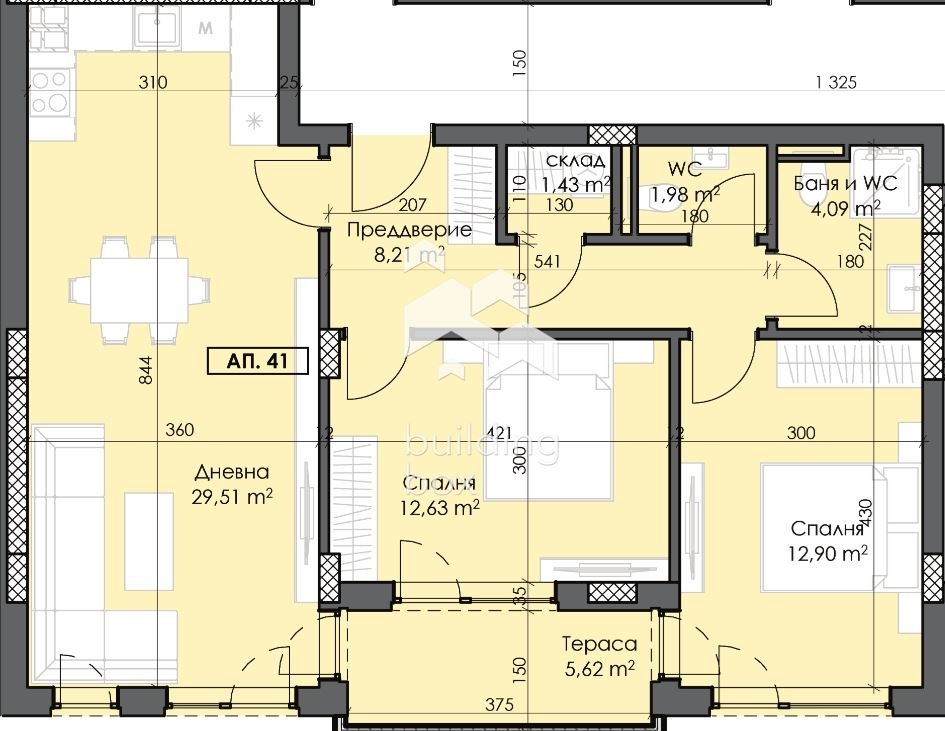 Продава 3-СТАЕН, гр. Пловдив, Тракия, снимка 9 - Апартаменти - 55088509