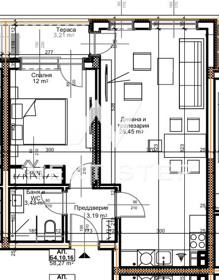 À venda  1 quarto Plovdiv , Ostromila , 71 m² | 53434594 - imagem [2]