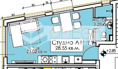 Продается  Студия область Бургас , Созопол , 36 кв.м | 38560186 - изображение [3]