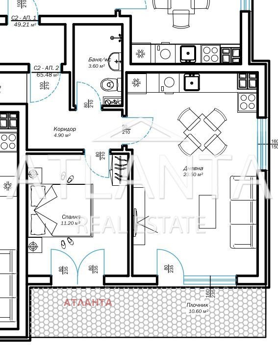 Продава 2-СТАЕН, гр. Варна, м-т Ален мак, снимка 7 - Апартаменти - 54145964