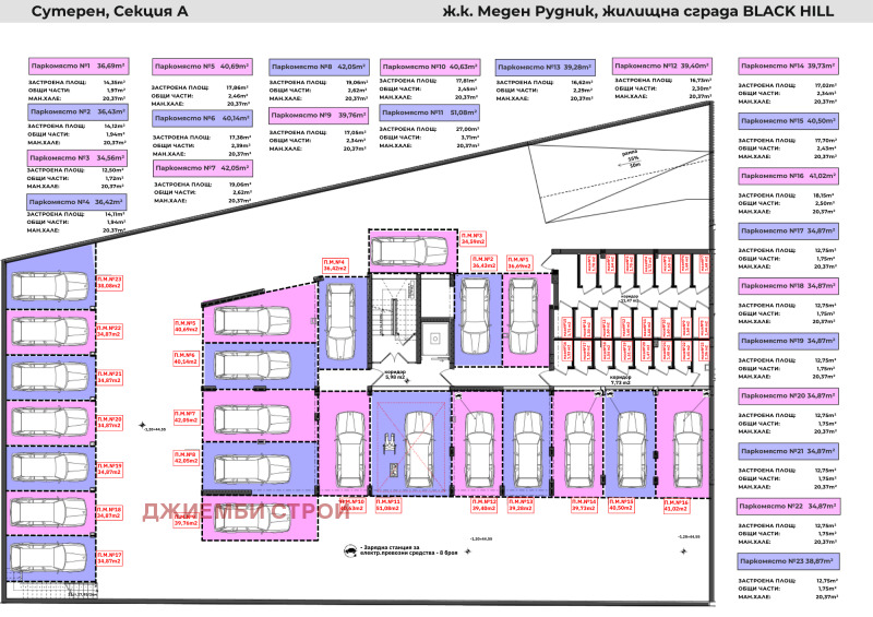 Till salu  Гараж, Паркомясто Burgas , Meden rudnik - zona V , 13 kvm | 89002183 - bild [12]