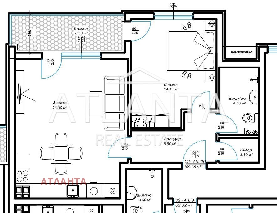 Продава 2-СТАЕН, гр. Варна, м-т Ален мак, снимка 6 - Апартаменти - 54145964