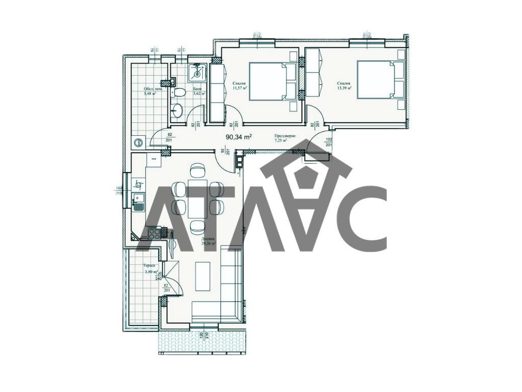 Продава 3-СТАЕН, гр. Пловдив, Прослав, снимка 2 - Апартаменти - 50696355