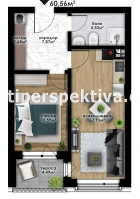 1 bedroom Kyuchuk Parizh, Plovdiv 1