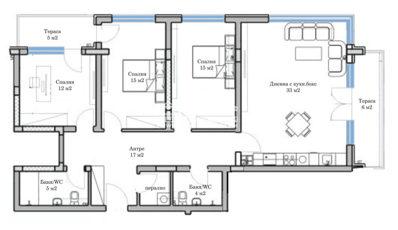 À vendre  3+ chambres Plovdiv , Mladejki Halm , 151 m² | 12067326 - image [2]