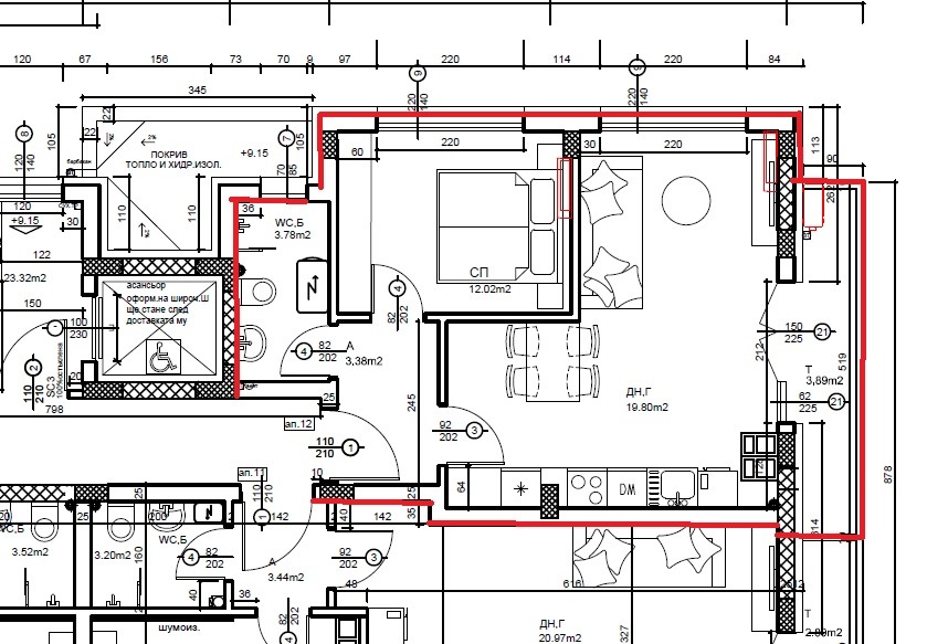 Продава 2-СТАЕН, гр. Пловдив, Остромила, снимка 4 - Апартаменти - 51348761