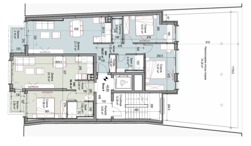 Продава 3-СТАЕН, гр. София, Сухата река, снимка 1 - Aпартаменти - 48210802