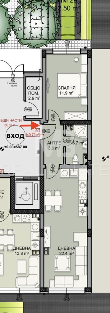 À vendre  1 chambre Sofia , Darvenitsa , 63 m² | 57528308 - image [2]