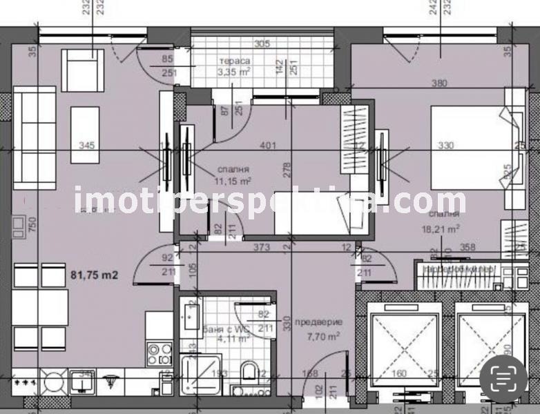 Продава  3-стаен град Пловдив , Тракия , 94 кв.м | 63779225 - изображение [8]