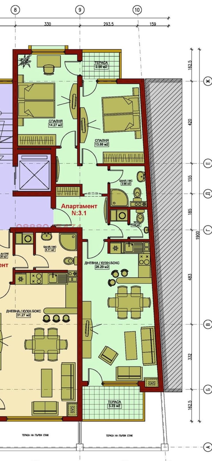 Продава 3-СТАЕН, гр. Правец, област София област, снимка 3 - Апартаменти - 56207871