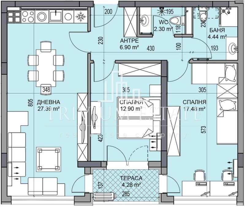 Продава 3-СТАЕН, гр. Пловдив, Гагарин, снимка 6 - Апартаменти - 52833954