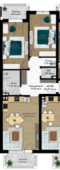 Продава 3-СТАЕН, гр. Пловдив, Кючук Париж, снимка 2