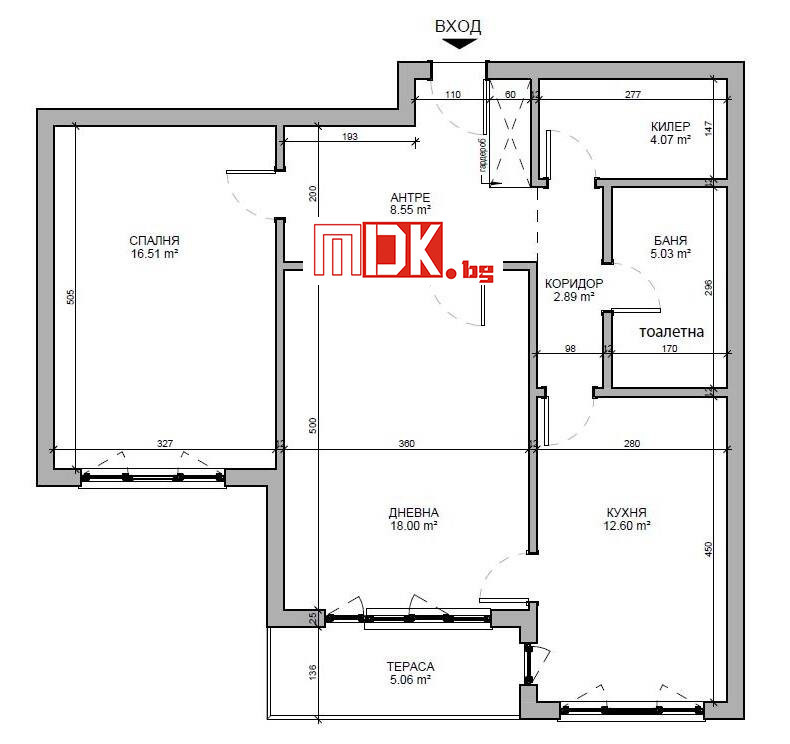 Zu verkaufen  1 Schlafzimmer Plowdiw , Kjutschuk Parisch , 73 qm | 33170483 - Bild [7]