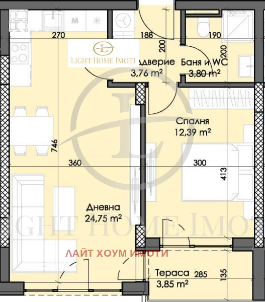 À venda  1 quarto Plovdiv , Trakiia , 68 m² | 85938246 - imagem [3]