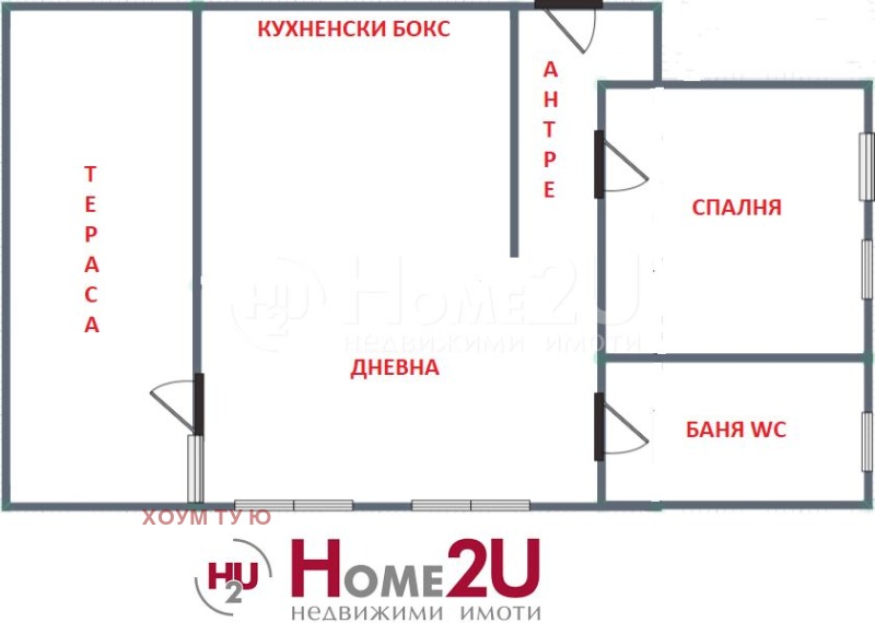 Till salu  1 sovrum Sofia , Svoboda , 74 kvm | 74025275 - bild [12]