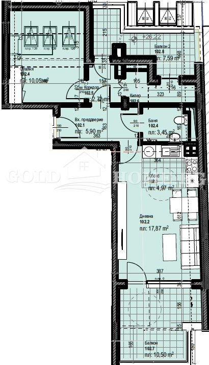 Продава 2-СТАЕН, гр. Пловдив, Кършияка, снимка 3 - Апартаменти - 52525282