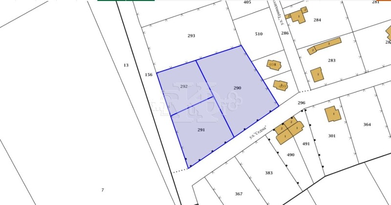 Продава  Парцел област Добрич , с. Царичино , 1040 кв.м | 58954230 - изображение [3]