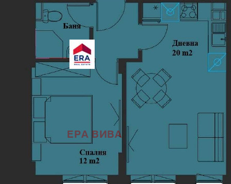 Продаја  1 спаваћа соба Софија , Банишора , 51 м2 | 56760799 - слика [2]