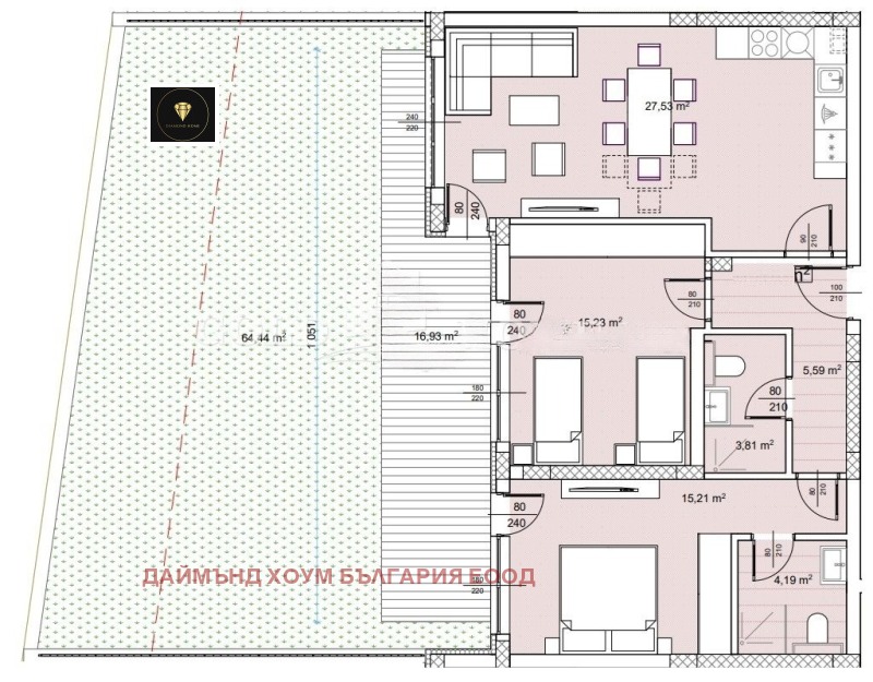 Продава 3-СТАЕН, гр. Пловдив, Беломорски, снимка 2 - Aпартаменти - 47493322