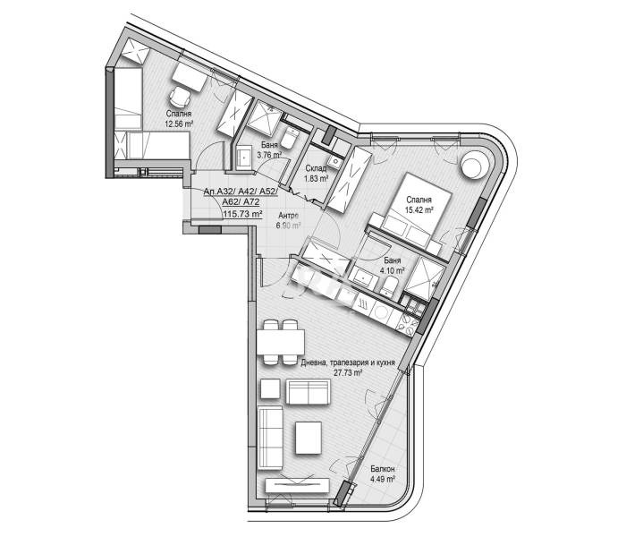 Продава 3-СТАЕН, гр. София, Витоша, снимка 3 - Апартаменти - 55395009