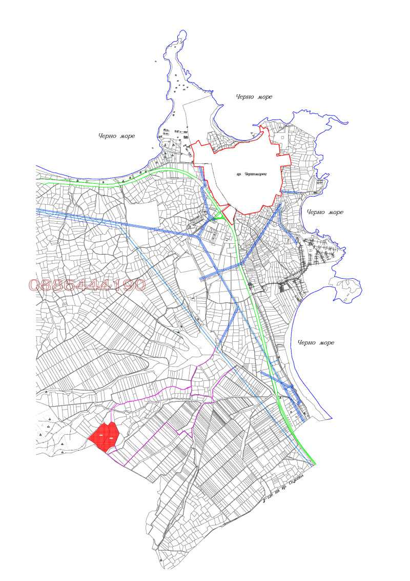 Продается  Сюжет область Бургас , Черноморец , 70000 кв.м | 94681669 - изображение [2]