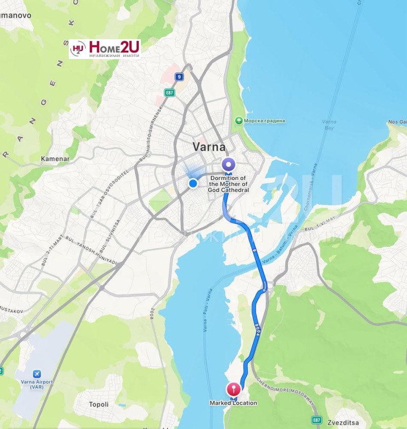 Продава ПАРЦЕЛ, гр. Варна, м-т Орехчето