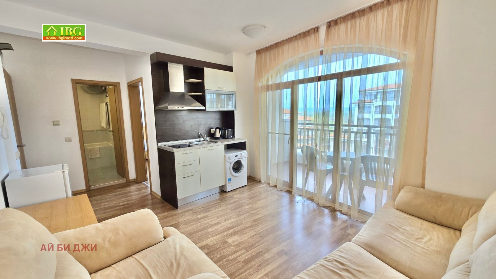 Продава 2-СТАЕН, гр. Ахелой, област Бургас, снимка 5 - Апартаменти - 55108256