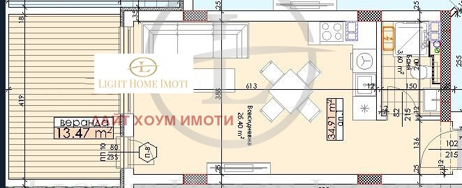 Na prodej  Studio Plovdiv , Trakija , 55 m2 | 40817523 - obraz [2]