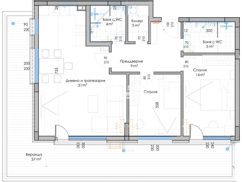 À venda  2 quartos Plovdiv , Centar , 146 m² | 30824599 - imagem [2]