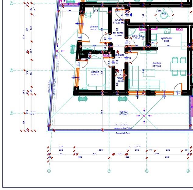 Продаја  2 спаваће собе Бургас , Меден рудник - зона Д , 130 м2 | 59980416 - слика [14]