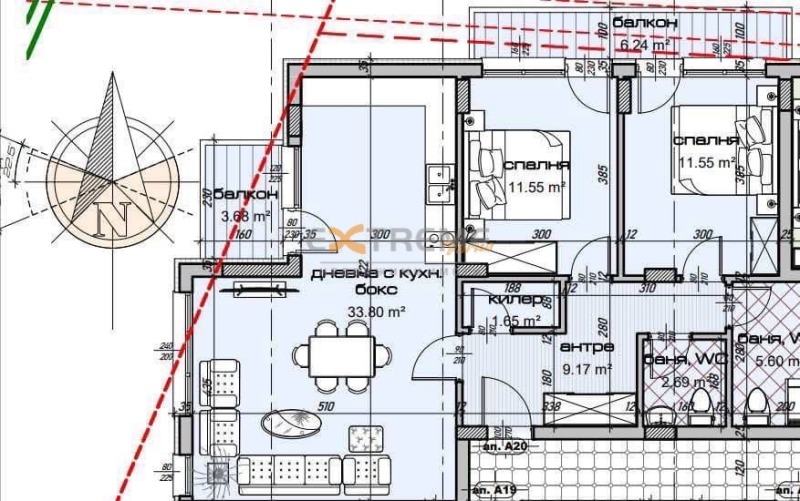 Продава 3-СТАЕН, гр. Варна, Изгрев, снимка 3 - Aпартаменти - 48631606