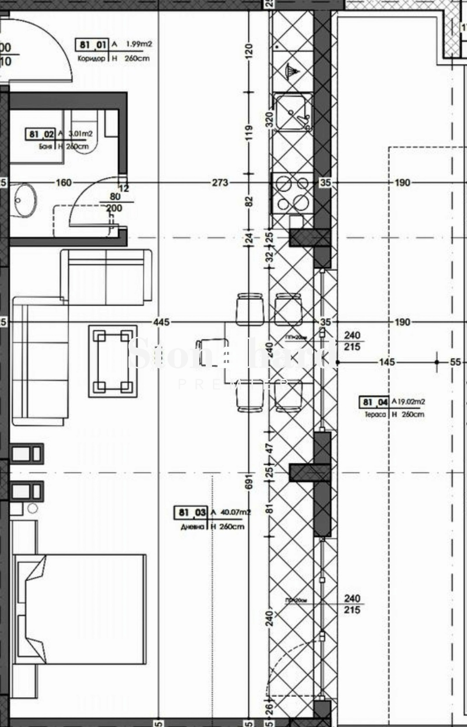 Продава 2-СТАЕН, гр. Пловдив, Кършияка, снимка 4 - Апартаменти - 52238000