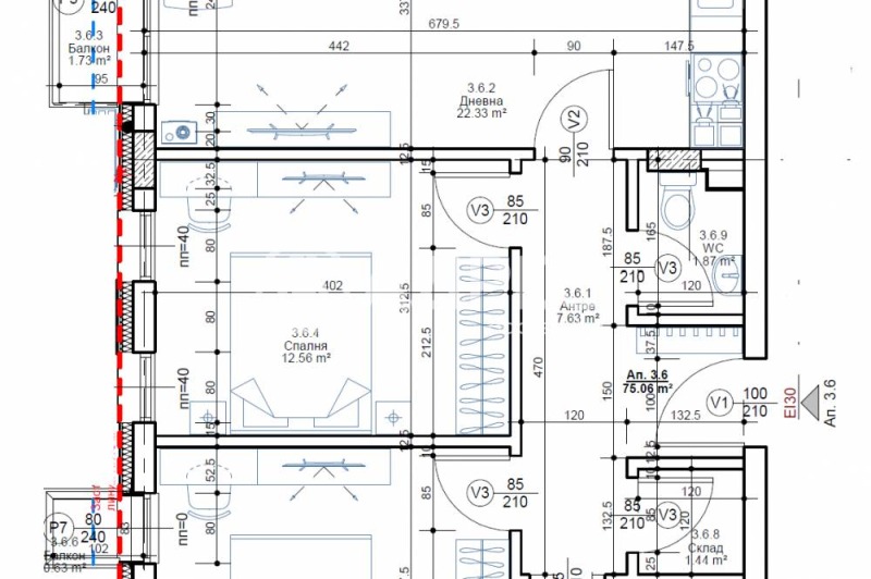 Продава 3-СТАЕН, гр. София, Овча купел, снимка 2 - Апартаменти - 52439198