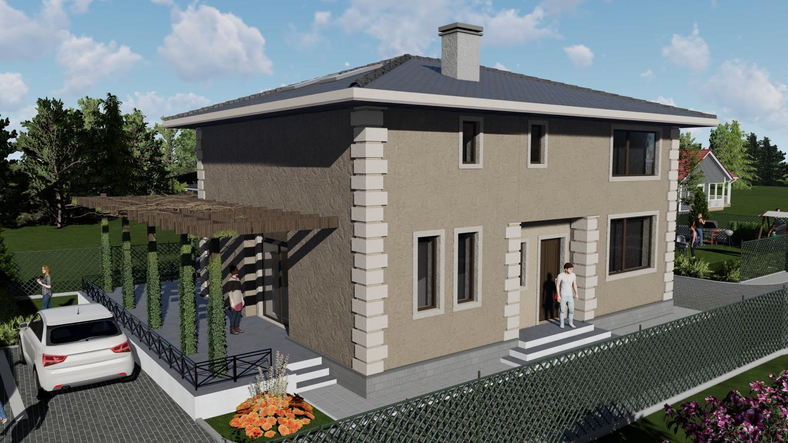 Продава КЪЩА, гр. Елин Пелин, област София област, снимка 2 - Къщи - 53653270