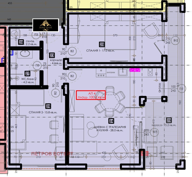 Продава 2-СТАЕН в област Пазарджик, гр. Велинград - 117 кв.м / 111 150 € » 217 390.50 лв., ПЕТРОВ ЕСТЕЙТ