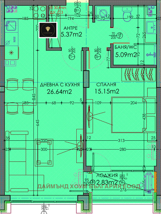 Продава  2-стаен град Пловдив , Тракия , 78 кв.м | 92193423 - изображение [2]