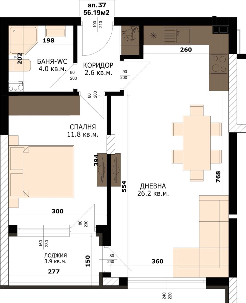 À vendre  1 chambre Varna , Kaisieva gradina , 64 m² | 78586814 - image [3]