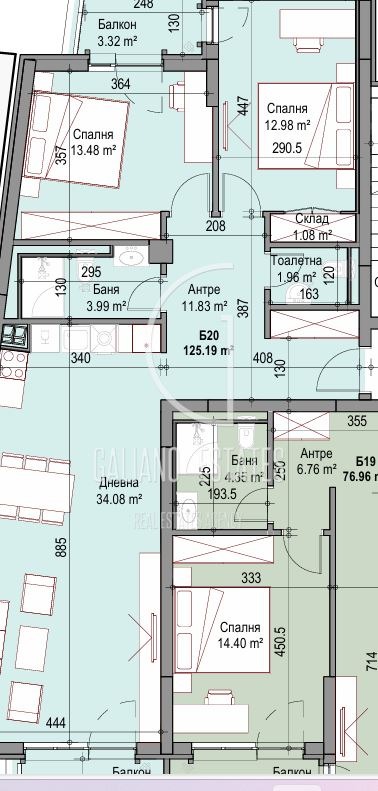 Продаја  2 спаваће собе Софија , Подујане , 125 м2 | 12452255 - слика [3]