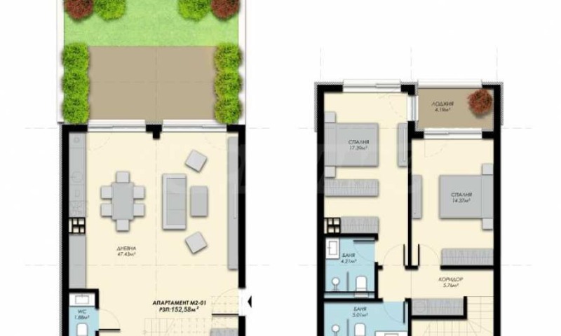 Продава МЕЗОНЕТ, гр. София, с. Бистрица, снимка 2 - Апартаменти - 53539056