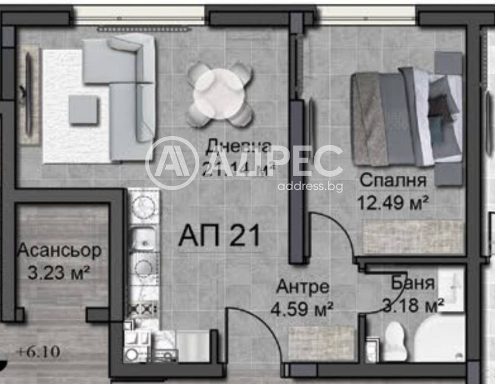Продава 2-СТАЕН, гр. София, Овча купел, снимка 4 - Апартаменти - 55574158