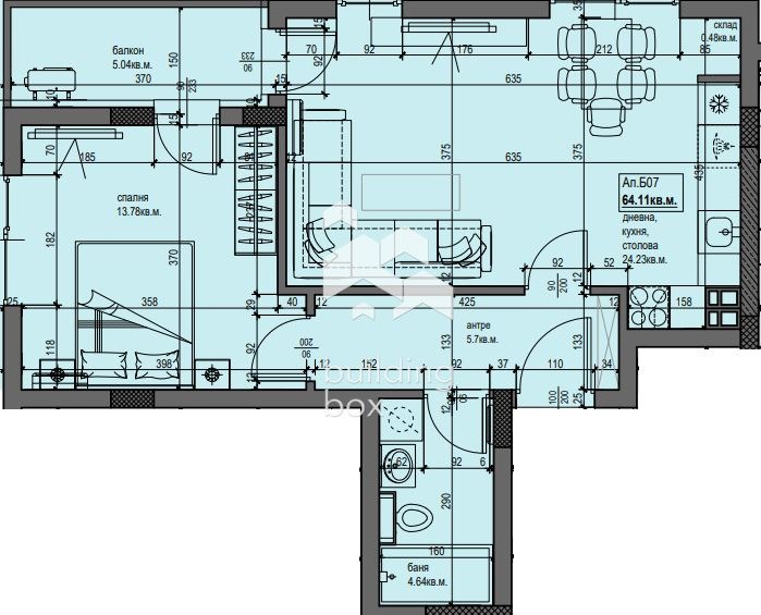 Продава 2-СТАЕН, гр. Пловдив, Христо Смирненски, снимка 4 - Aпартаменти - 47225709