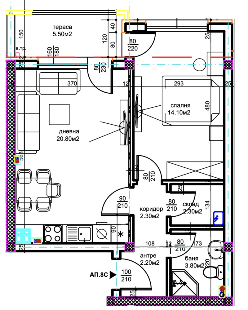 Продава 2-СТАЕН, гр. Пловдив, Беломорски, снимка 4 - Апартаменти - 52721527