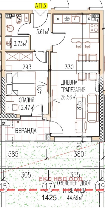 Продава 2-СТАЕН, гр. Пловдив, Остромила, снимка 1 - Aпартаменти - 49294395