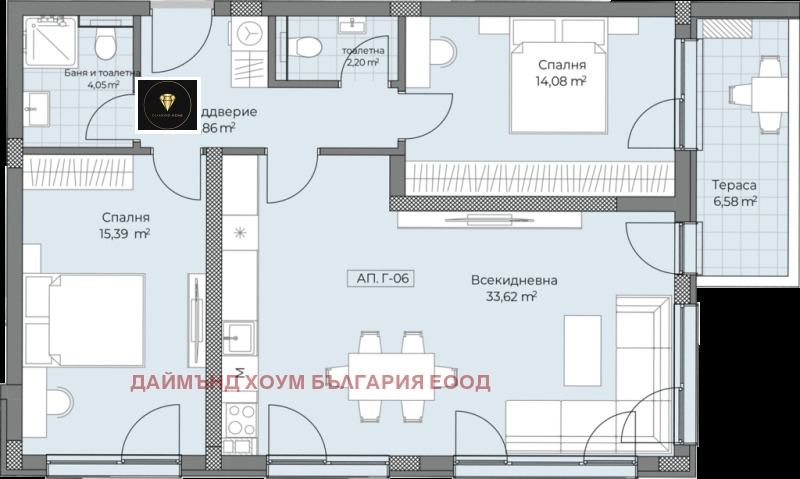 Til salg  2 soveværelser Plovdiv , Ostromila , 112 kvm | 76131647 - billede [2]
